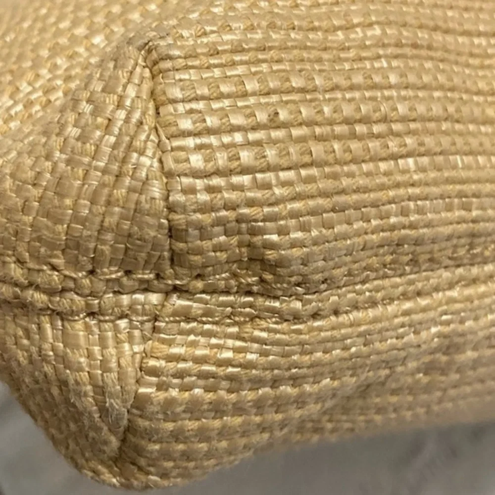 Michael kors wicker clutch bag